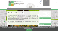 Desktop Screenshot of oberhess-diakonie.de
