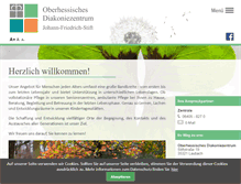 Tablet Screenshot of oberhess-diakonie.de